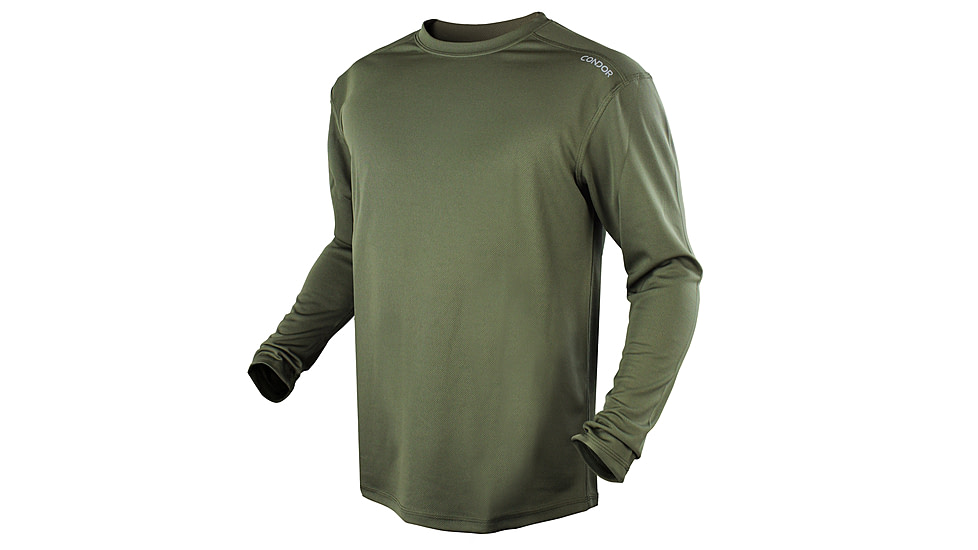 Condor Outdoor Maxfort Long Sleeve Training Top, Olive Drab, L, 101121-001-L