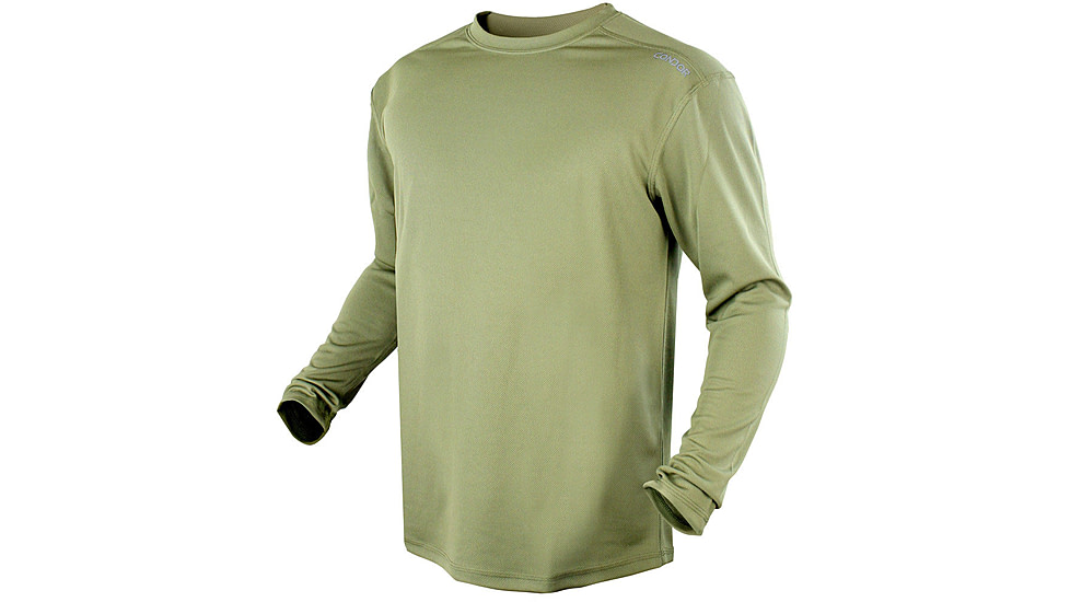 Condor Outdoor Maxfort Long Sleeve Training Top, Tan, Large, 101121-499-L