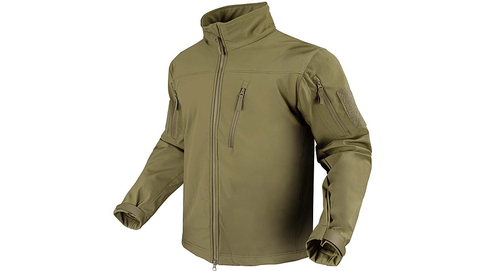 Condor Outdoor PHANTOM SOFTSHELL JACKET, Tan, Extra Small 606-003-XS