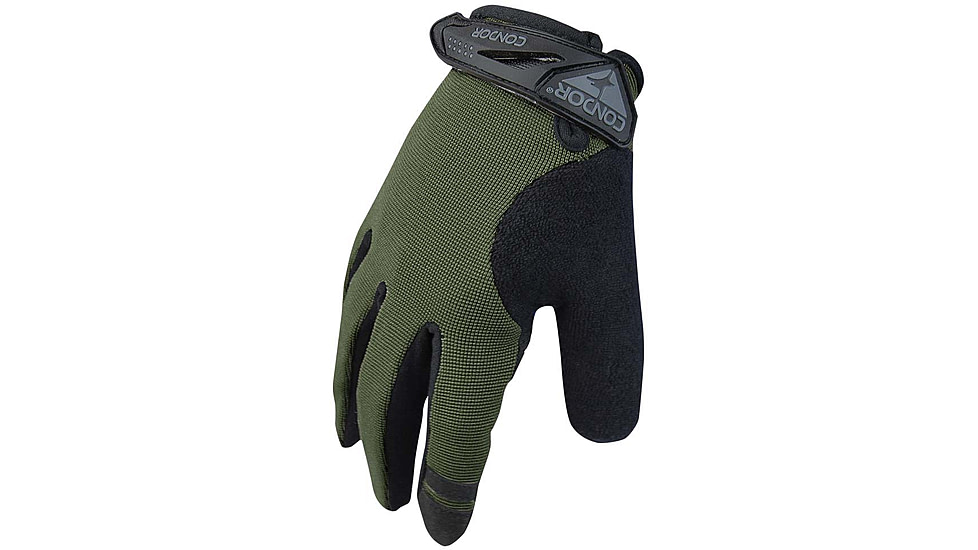 Condor Outdoor Shooter Glove, Sage / Black, Small, 228-007-08
