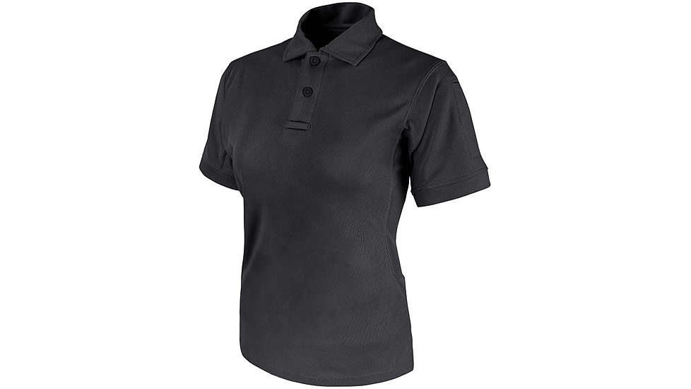 Condor Outdoor Women'S Performance Polo- Short Sleeve, Black, Large, 101194-002-L