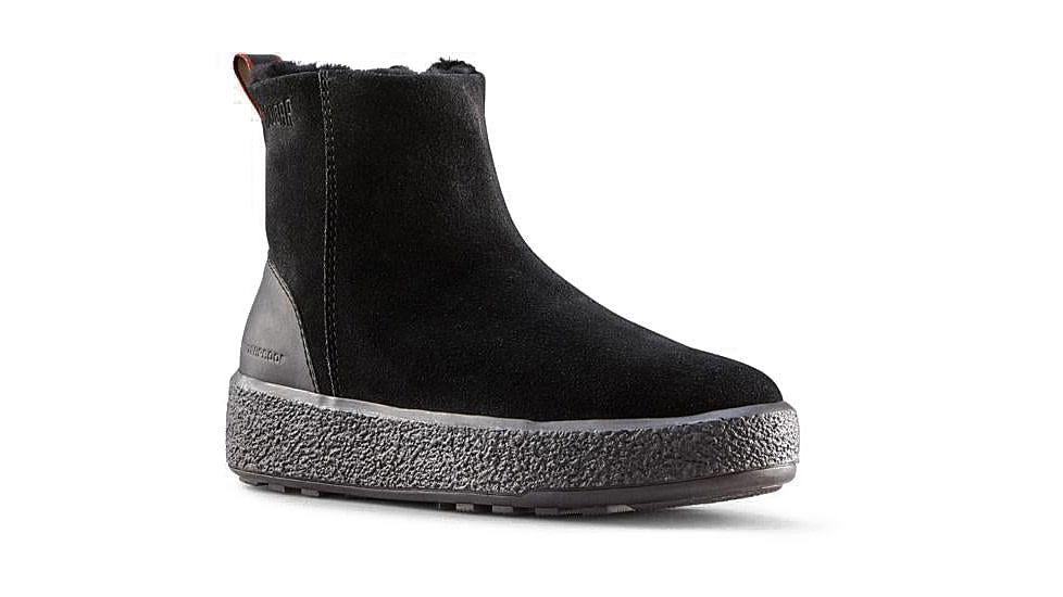 Cougar Broom Suede Genuine Lambswool Waterproof Winter Boots - Womens, Black, 8 US, BROOM-Black-8