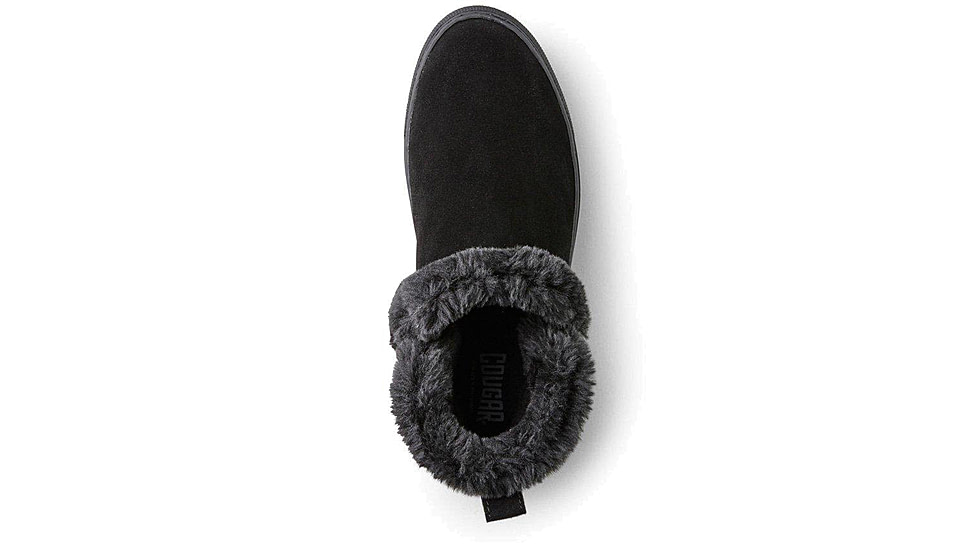 Cougar Duffy Suede Winter Sneaker - Womens, Black, 6, Duffy-Black-6