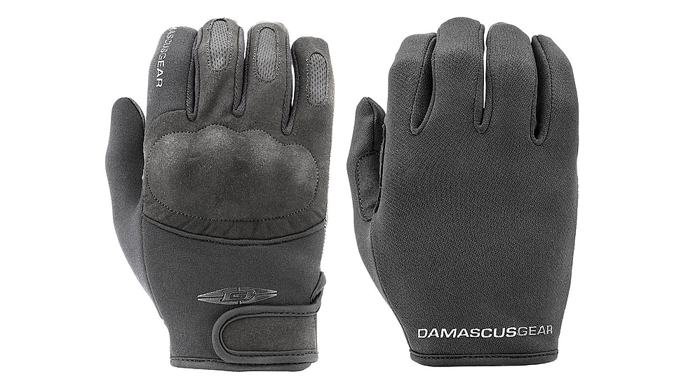 Damascus Protective Gear Damascus Tactical Combo Gloves, Black, Small, CP-1T SM