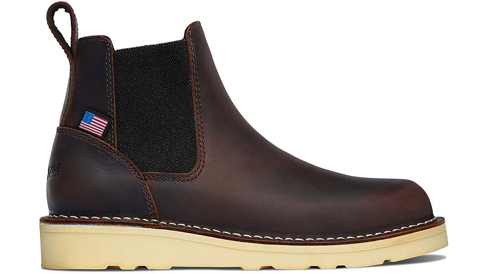 Danner Bull Run Chelsea 6in Height Shoes - Womens, Brown Wedge, 9.5, Width M, 15482-9.5-M