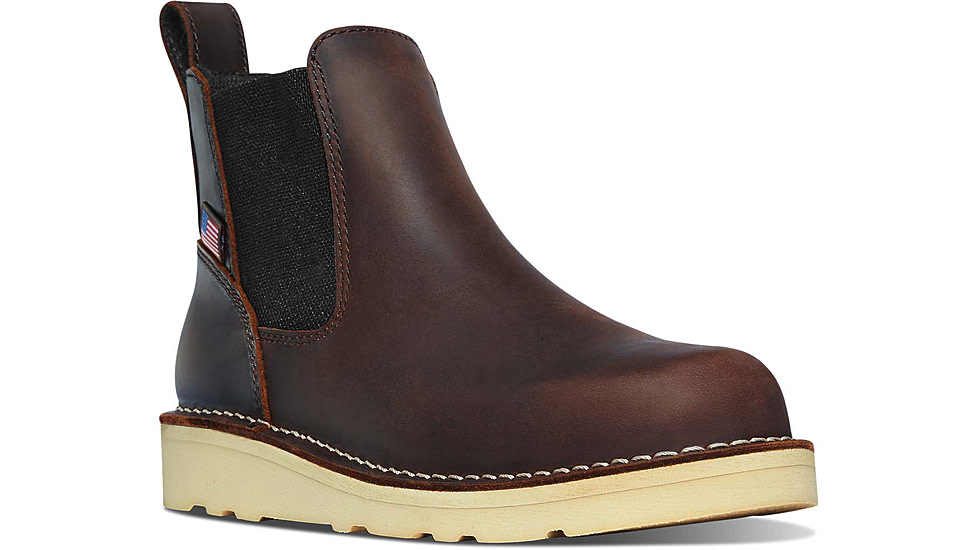 Danner Bull Run Chelsea 6in Height Shoes - Womens, Brown Wedge, 9.5, Width M, 15482-9.5-M