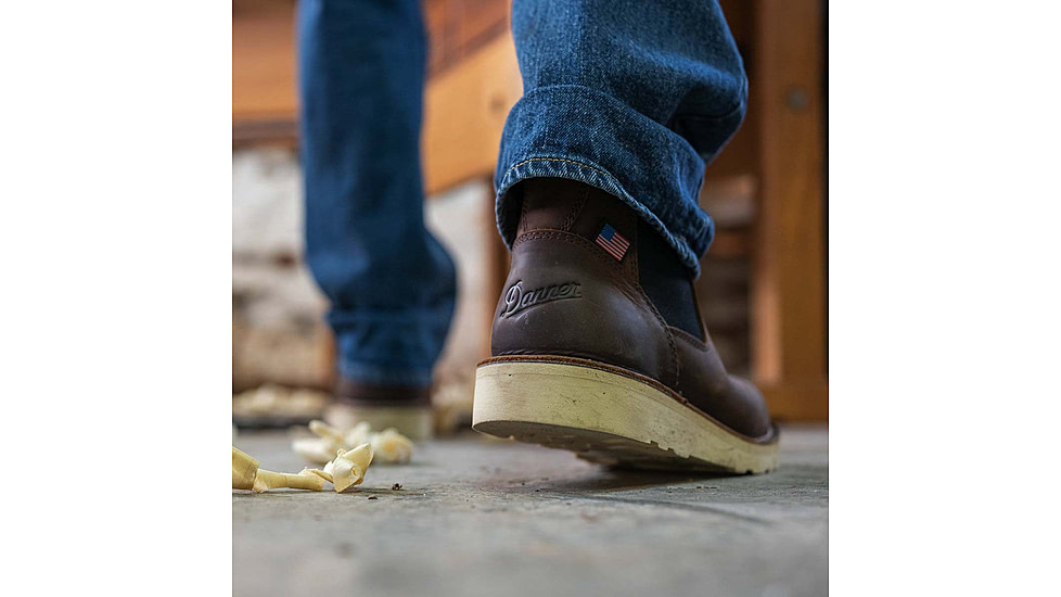 Danner Bull Run Chelsea 6 in Shoes - Mens, Brown, 7, 15481-7D