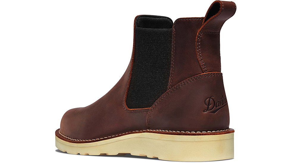 Danner Bull Run Chelsea 6in Height Shoes - Mens, Brown Wedge, 7.5, Width D, 15481-7.5-D