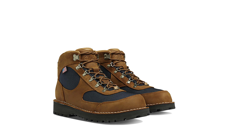Danner Cascade Crest 5in GTX Hiking Shoes - Mens, Wide, Grizzly Brown/Ursa Blue, 12, 60432-12EE