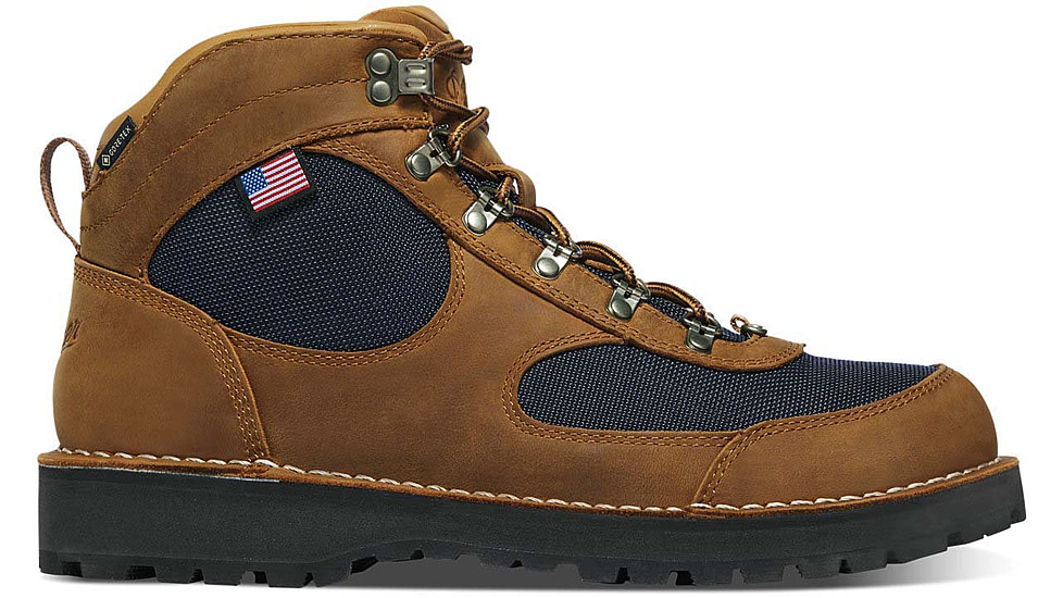Danner Cascade Crest 5in GTX Hiking Shoes - Mens, Wide, Grizzly Brown/Ursa Blue, 12, 60432-12EE