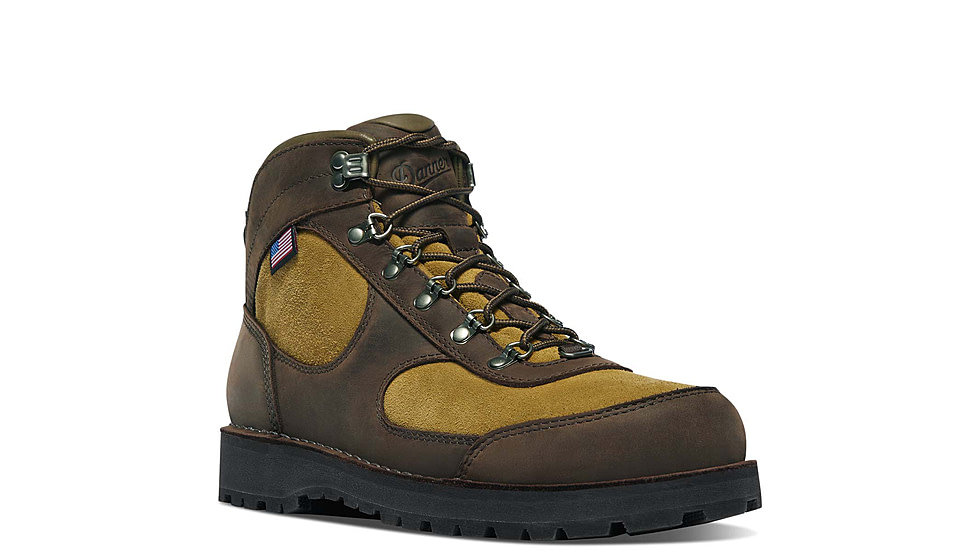 Danner Cascade Crest 5in GTX Hiking Shoes - Mens, Wide, Turkish Coffee/Moss Green, 14, 60434-14EE