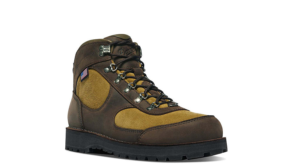 Danner Cascade Crest 5in GTX Hiking Shoes - Mens, Wide, Turkish Coffee/Moss Green, 14, 60434-14EE