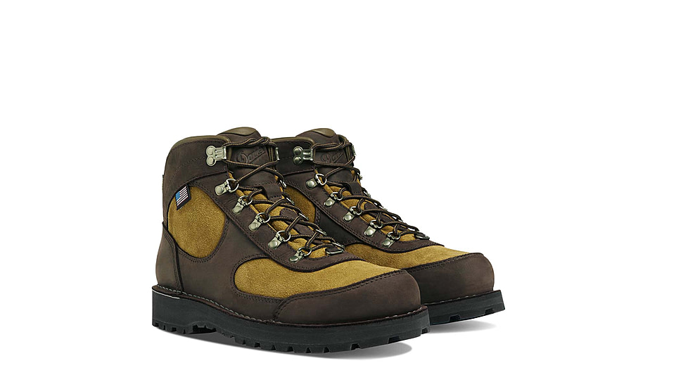 Danner Cascade Crest 5in GTX Hiking Shoes - Mens, Wide, Turkish Coffee/Moss Green, 14, 60434-14EE