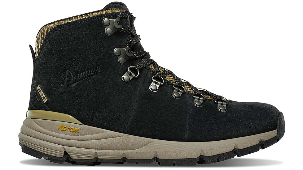 Danner Mountain 600 4.5 in Hiking Boots - Womens, Medium, Black/Khaki, 11, 62288-11M