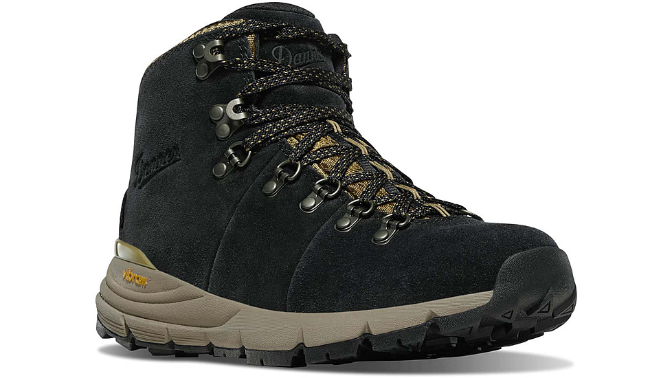 Danner Mountain 600 4.5 in Hiking Boots - Womens, Medium, Black/Khaki, 11, 62288-11M