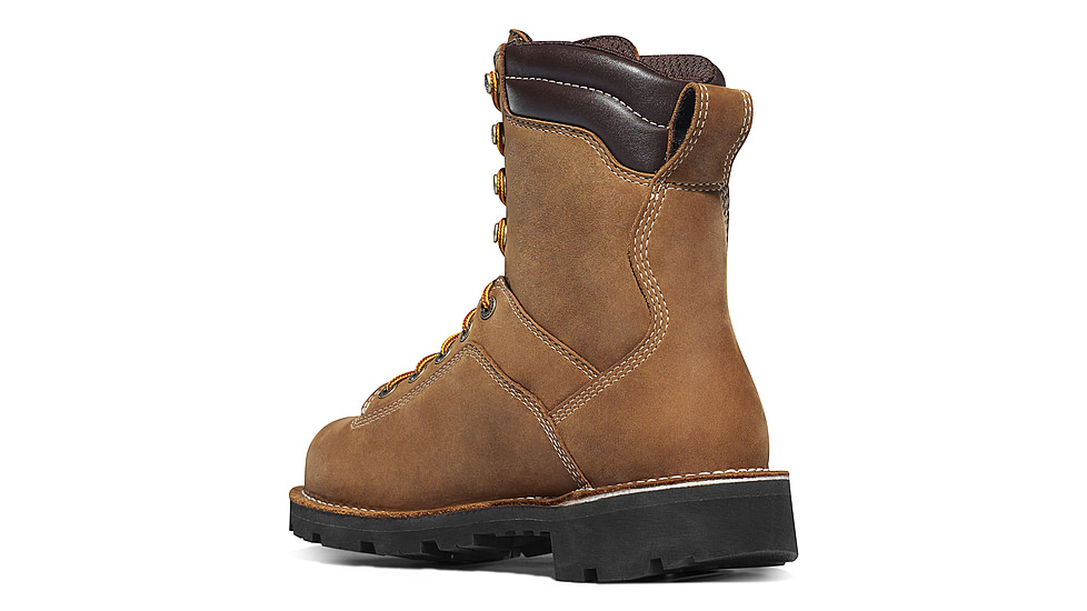 Danner Quarry USA 8in 400G Insulation Non-Metallic Toe Boots, Distressed Brown, 8.5EE, 17321-8-5EE