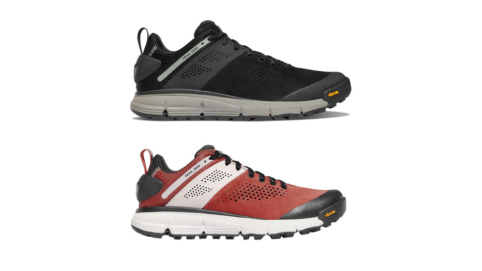 Danner Trail 2650 3in Hiking Boots - Womens, Black/Grey, Hot Sauce