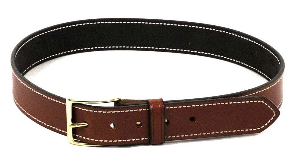 DeSantis 1 1/2in. Plain Lined Leather Belt, Lined, Tan, 32, B12TL32Z0