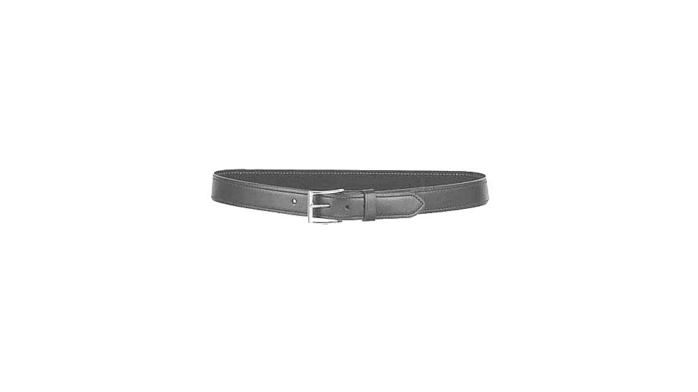 DeSantis 1 3/4in. Plain Lined Leather Belt, Lined, Black, 46, B09BP46Z0