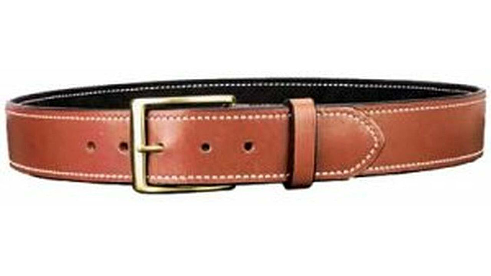 DeSantis 1 3/4in. Plain Lined Leather Belt, Lined, Tan, 40, B09TP40Z0