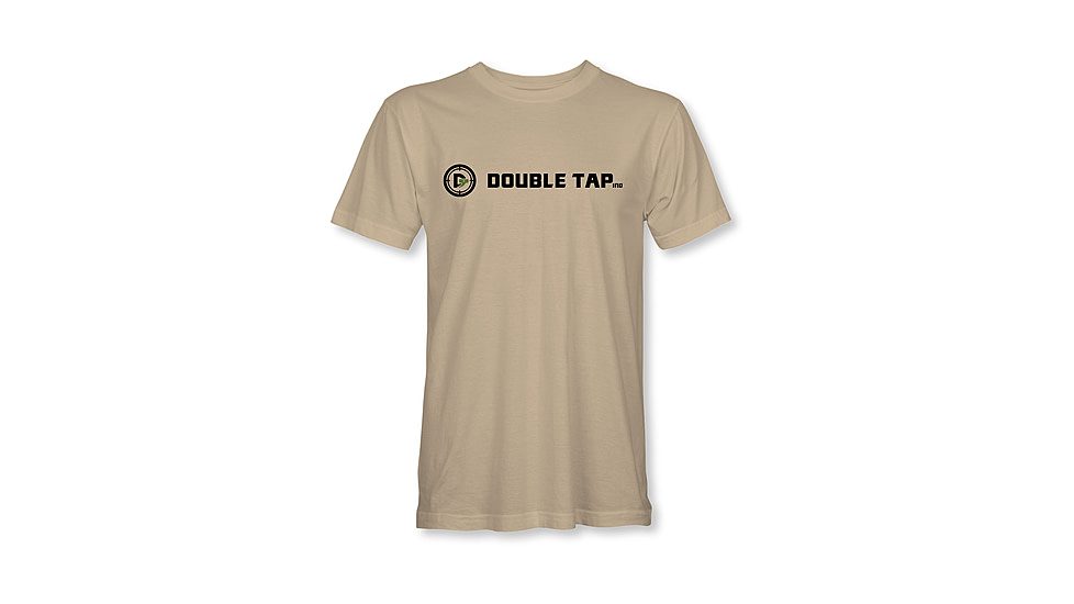 Double Tap Industries Double Tap Ind. Short Sleeved T-Shirt - Mens, Sand, 3XL, AP-SST-1-3XL