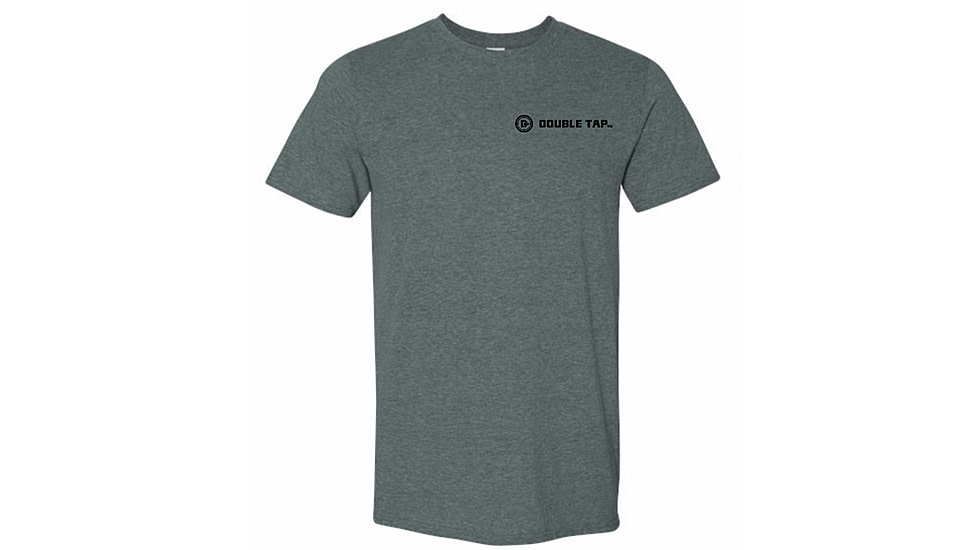 Double Tap Industries Double Tap Ind. T-Shirt - Mens, Heather Grey, Medium, AP-SST-2-M