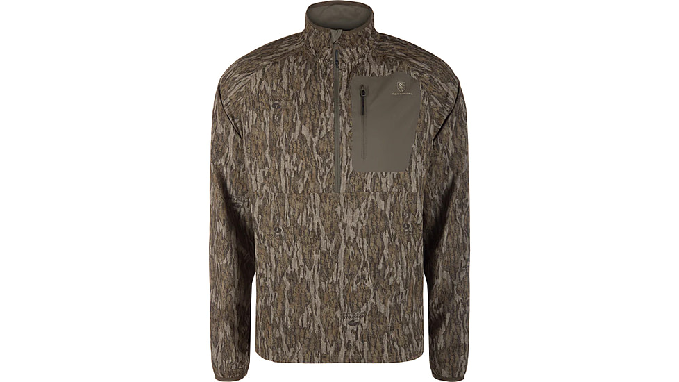 DRAKE Non-Typical Lightweight SWT Half Zip Pullover with Scent Control - Men's, Mossy Oak BteakUp, 2XL, DNT0054-054-2XL