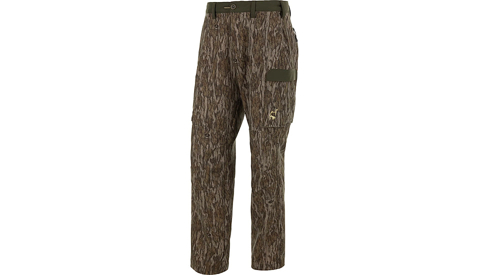 DRAKE Ol' Tom Stretch Turkey Pants - Men's, Mossy Oak Bottomlands Camo, Large, OT0023-006-3