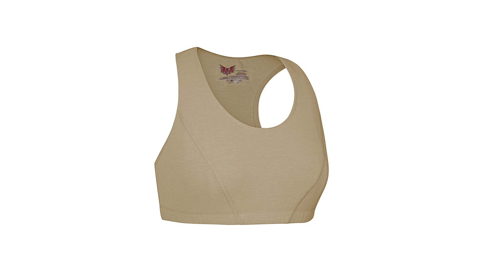 DRIFIRE Prime FR Mid-Weight Soft Compression Sports Bra - Womens, Desert Sand, Medium, DF2-762-SB-DS-MD