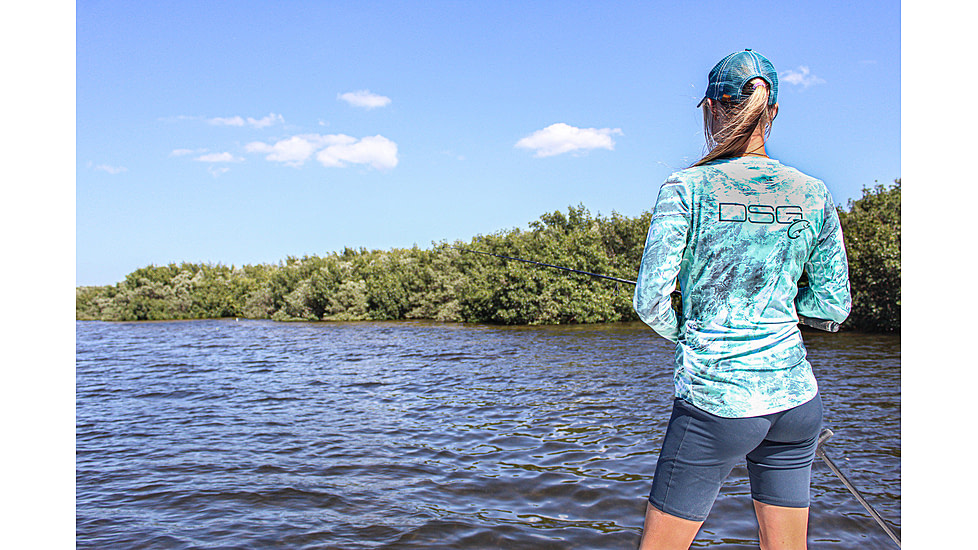 DSG Outerwear Charli Sun Shirt- Womens, Realtree Aspect Sky, Small, 50178