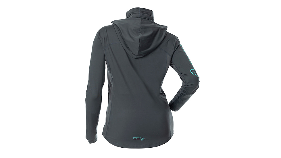 DSG Outerwear Chloe Hooded Sun Shirt- Womens, Slate, 2XL, 50146