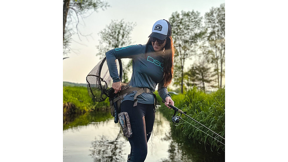 DSG Outerwear Chloe Hooded Sun Shirt- Womens, Slate, 2XL, 50146