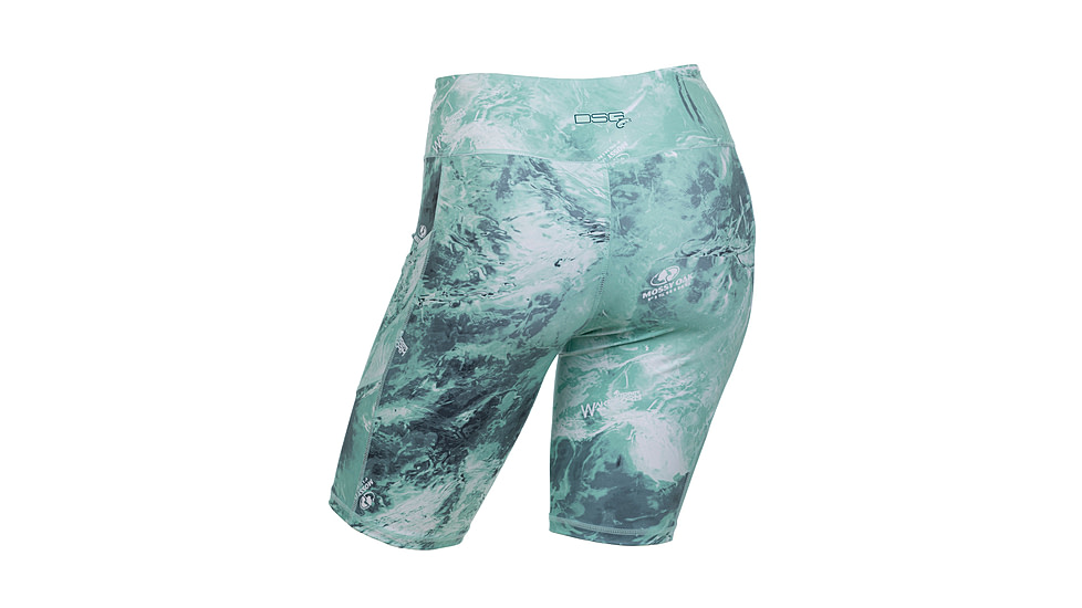 DSG Outerwear High Waisted Boat Shorts- Womens, MO Wake Form Bowspray, Small, 50506