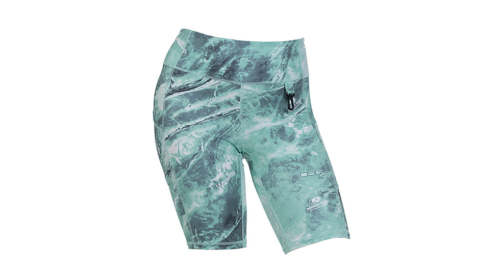 DSG Outerwear High Waisted Boat Shorts- Womens, MO Wake Form Bowspray, Small, 50506