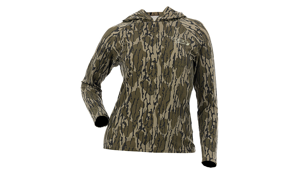 DSG Outerwear Long Sleeve Hooded Bamboo Shirt - Womens, Mossy Oak Bottomland Original, Extra Large, 517084