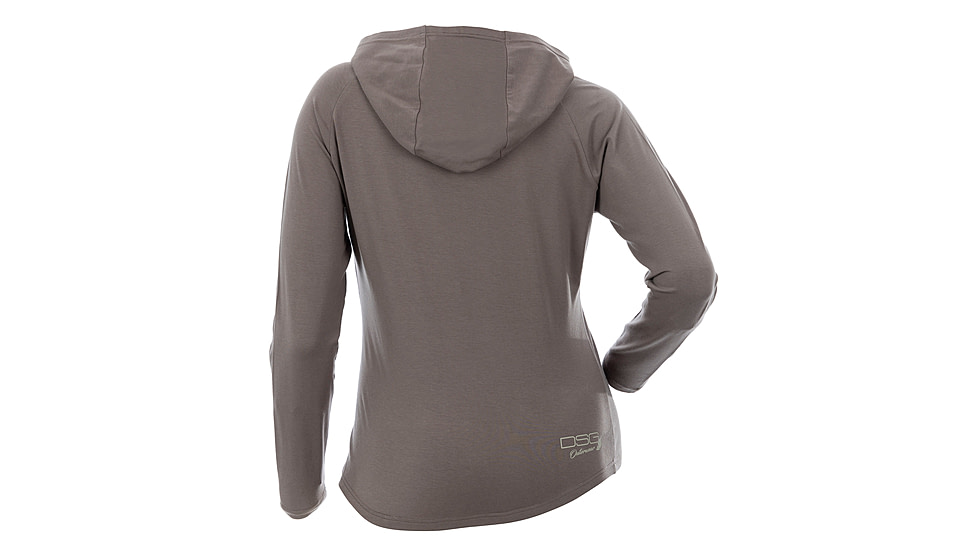 DSG Outerwear Long Sleeve Hooded Bamboo Shirt - Womens, Stone, Small, 517329