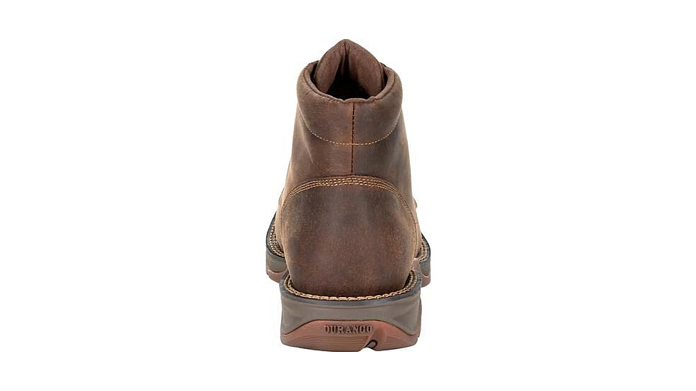 Durango Boot Red Dirt Rebel Square-Toe 5 inch Chukka - Mens, Bark Brown, 13 Wide, DDB0248-13-W