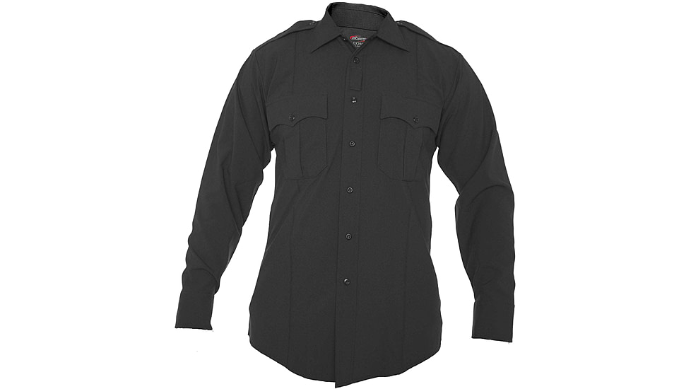 Elbeco Cx360 Long Sleeve Shirt-mens-black - 3520-145-33