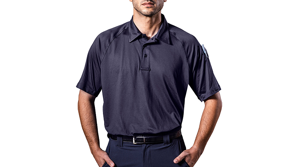 Elbeco UFX Persist Short Sleeve Polo - Men's, Midnight Navy, M, KM4020NV+M