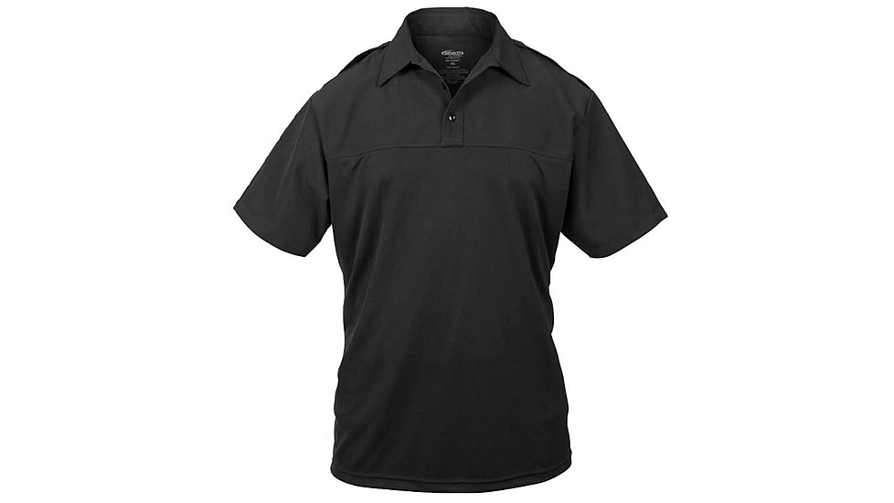 Elbeco Mens Black, Uv1 Undervest Short Sleeve Shirt - UVS118-2XL