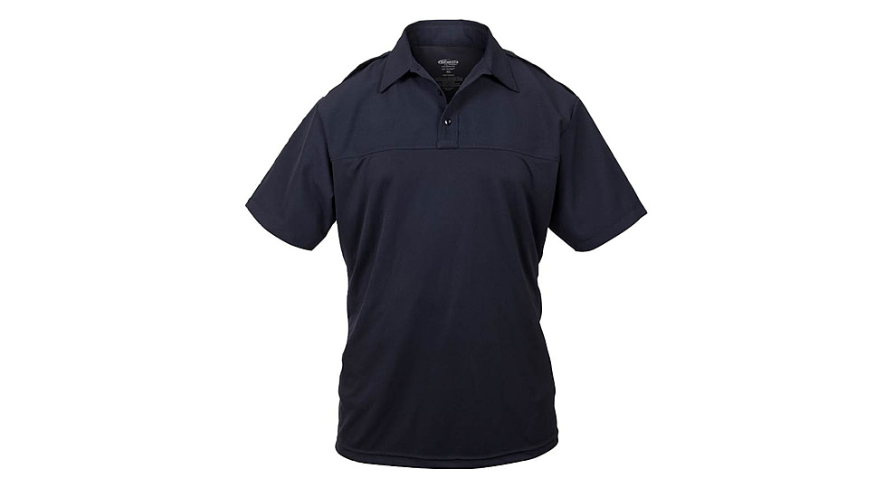 Elbeco Mens Black, Uv1 Undervest Short Sleeve Shirt - UVS118-L