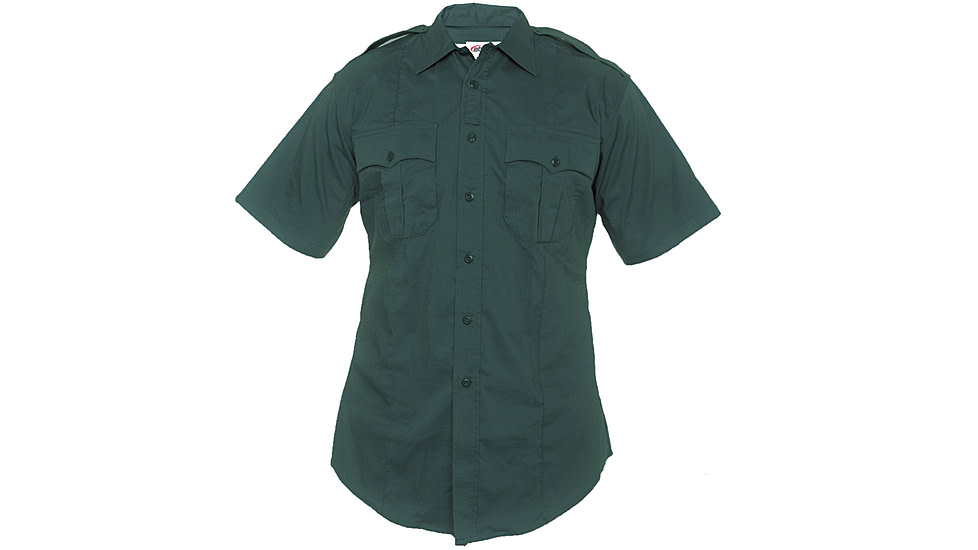 Elbeco Reflex Short Sleeve Shirt - Men's, Spruce Green, Extra Small, 4447-XS