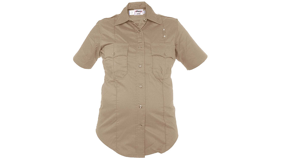Elbeco Reflex Wc Short Sleeve Shirt-womens-tan, Khaki - 4492LC-26