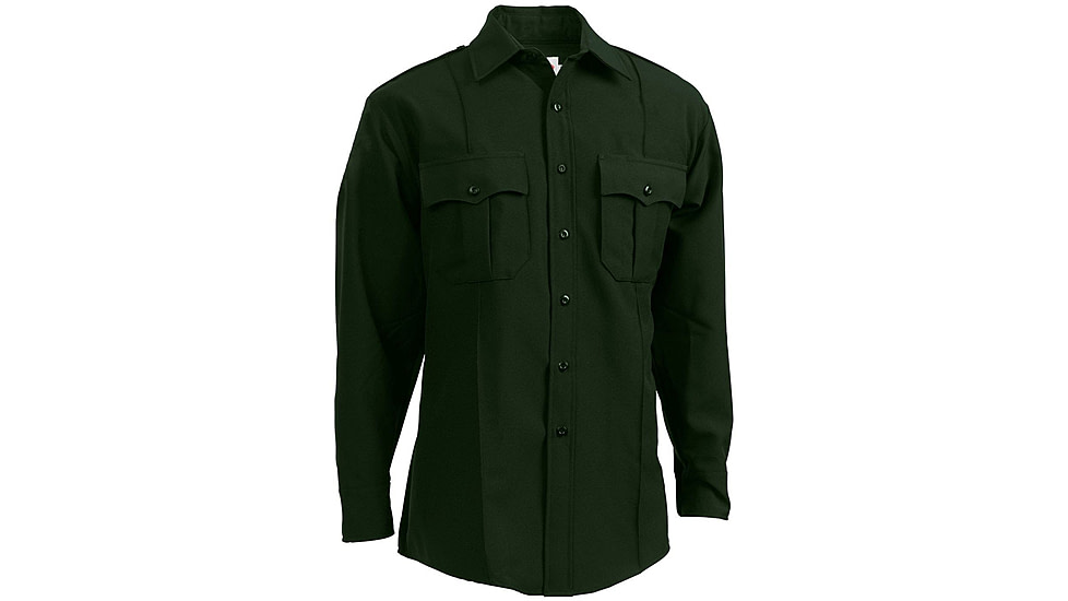 Elbeco Textrop2 Ls Shirt, Spruce Green - 8803N-18-39