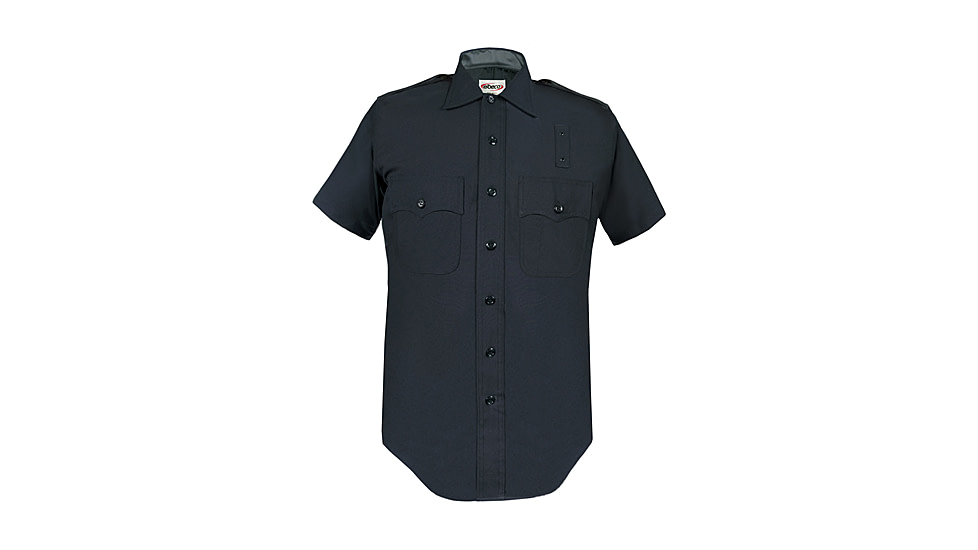 Womens, Dark Navy, LAPD 100% Wool Short Sleeve Shirts