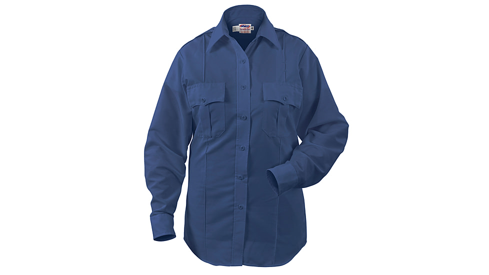 Elbeco Womens Navy Paragon Plus Long Sleeve Shirt - P844LC-28