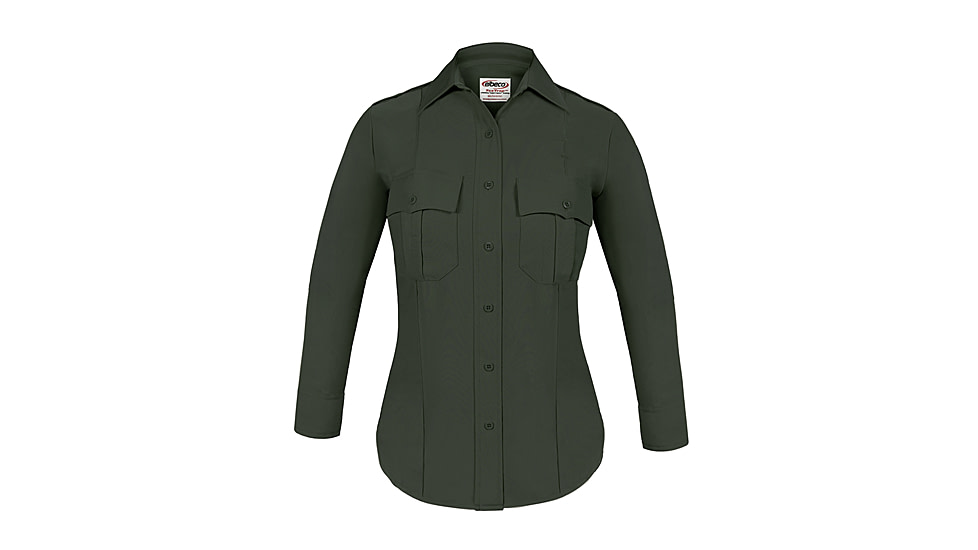 Womens, Spruce Green, TexTrop2 Long Sleeve Shirts, Ladies Choice, Zipper