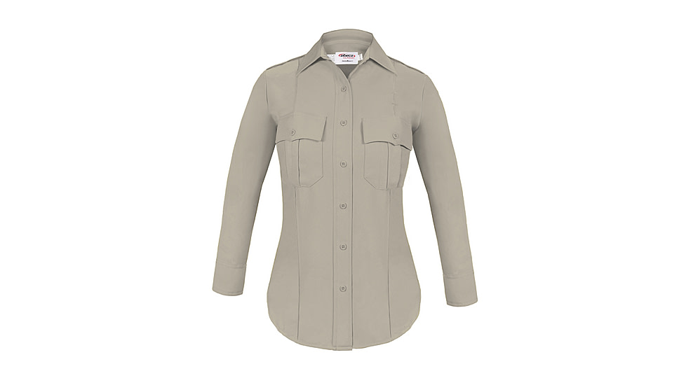 Womens, Tan, Duty Maxx Long Sleeve, Without Creases