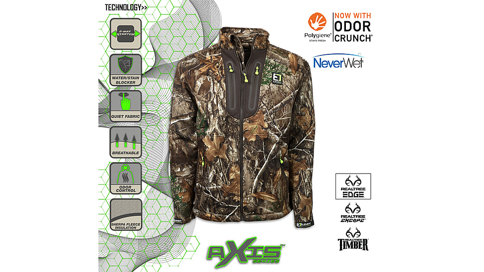 Element Outdoors Axis Mid Weight RT-Edge Jacket - Mens, Realtree Edge, 2XL, AS-MJ-2XL-ED