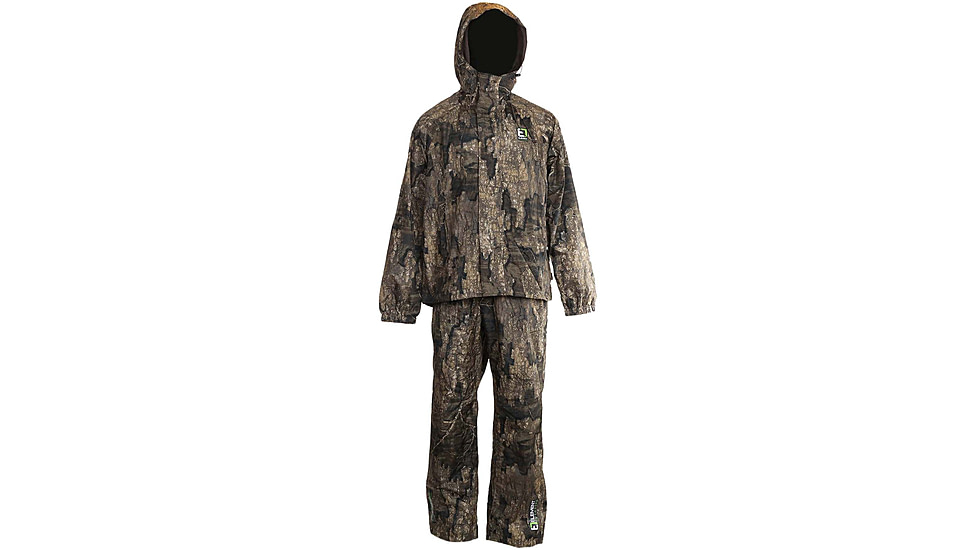 Element Outdoors Tempest Series Packable Rain Set - Mens, TIMBER, X-LARGE, TS-PRS-XL-TM